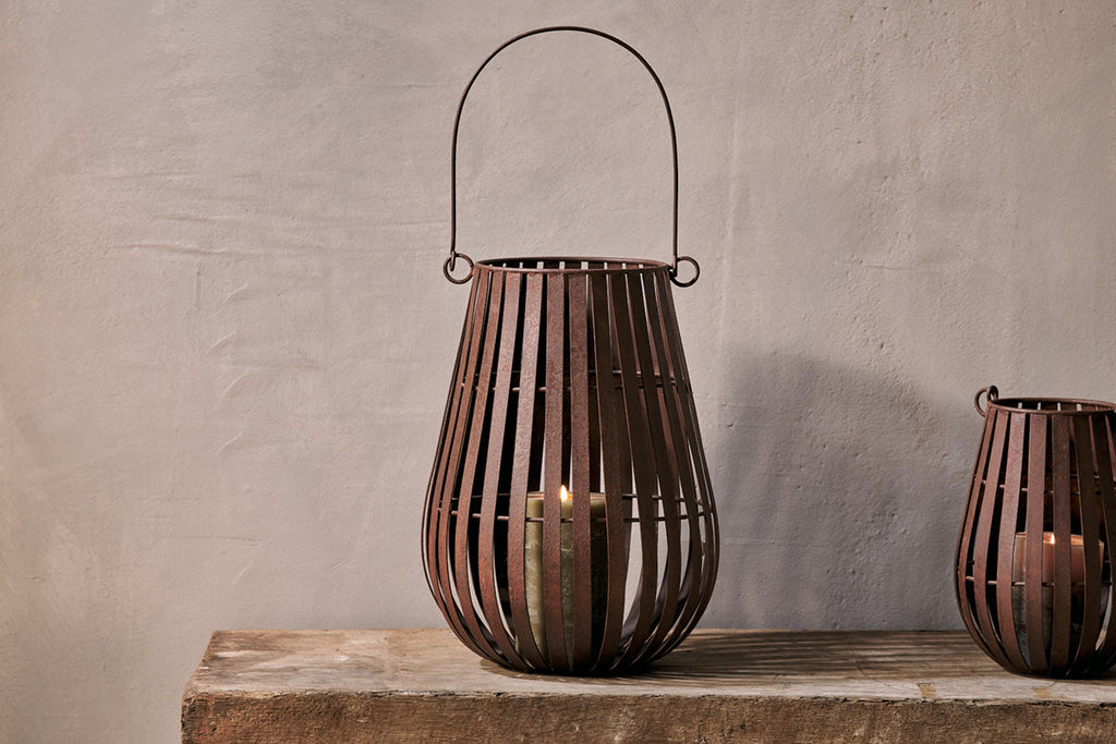 Lanterne Pothos - Rouille