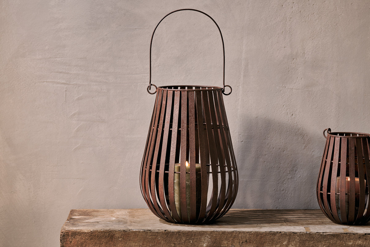 Lanterne Pothos - Rouille