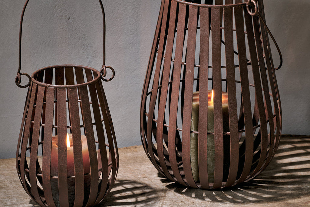 Lanterne Pothos - Rouille