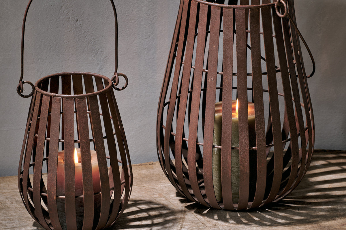 Lanterne Pothos - Rouille