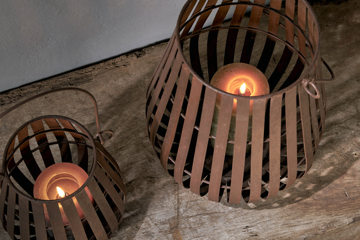 Lanterne Pothos - Rouille