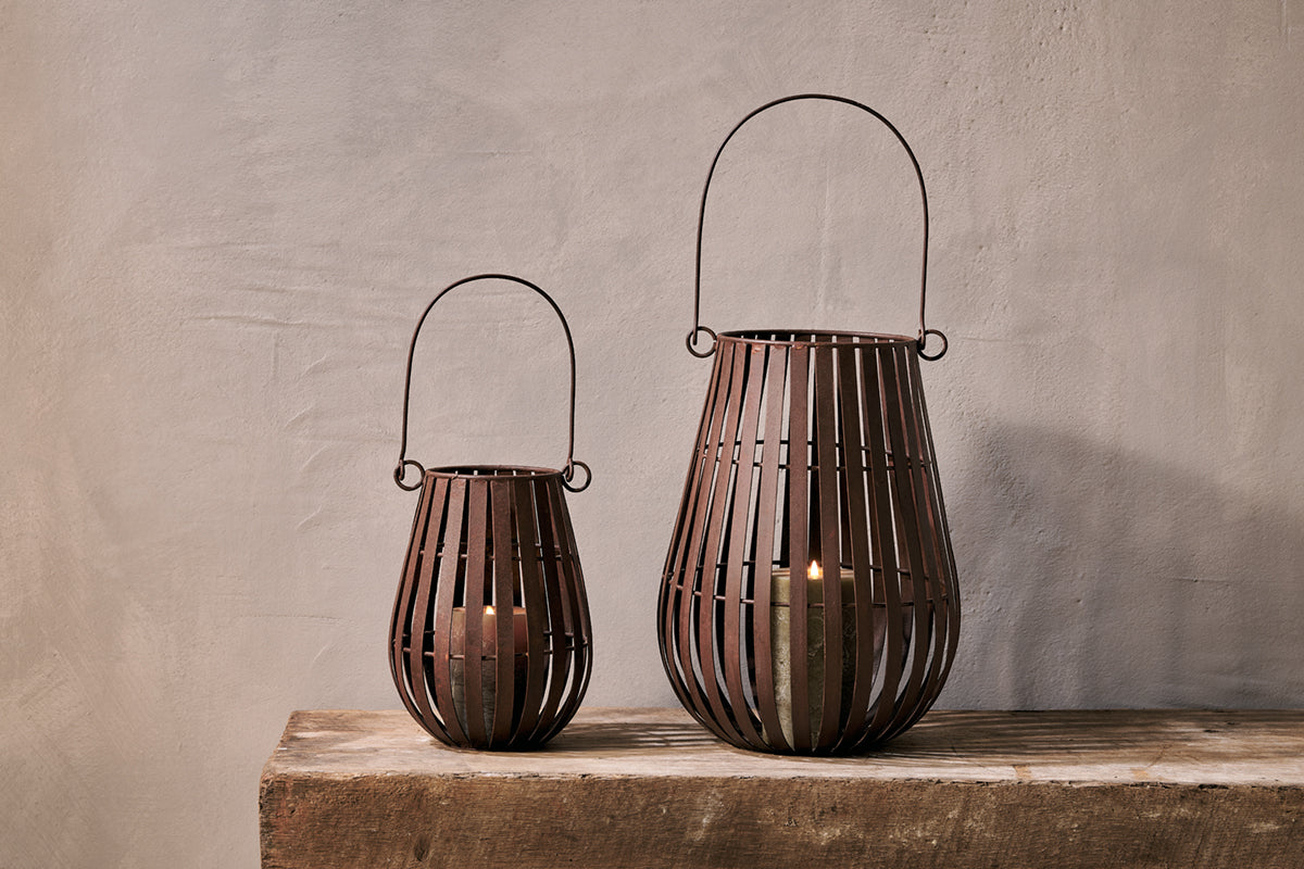 Lanterne Pothos - Rouille