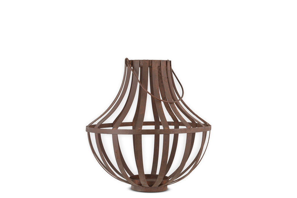 Grande lanterne Pothos - Rouille