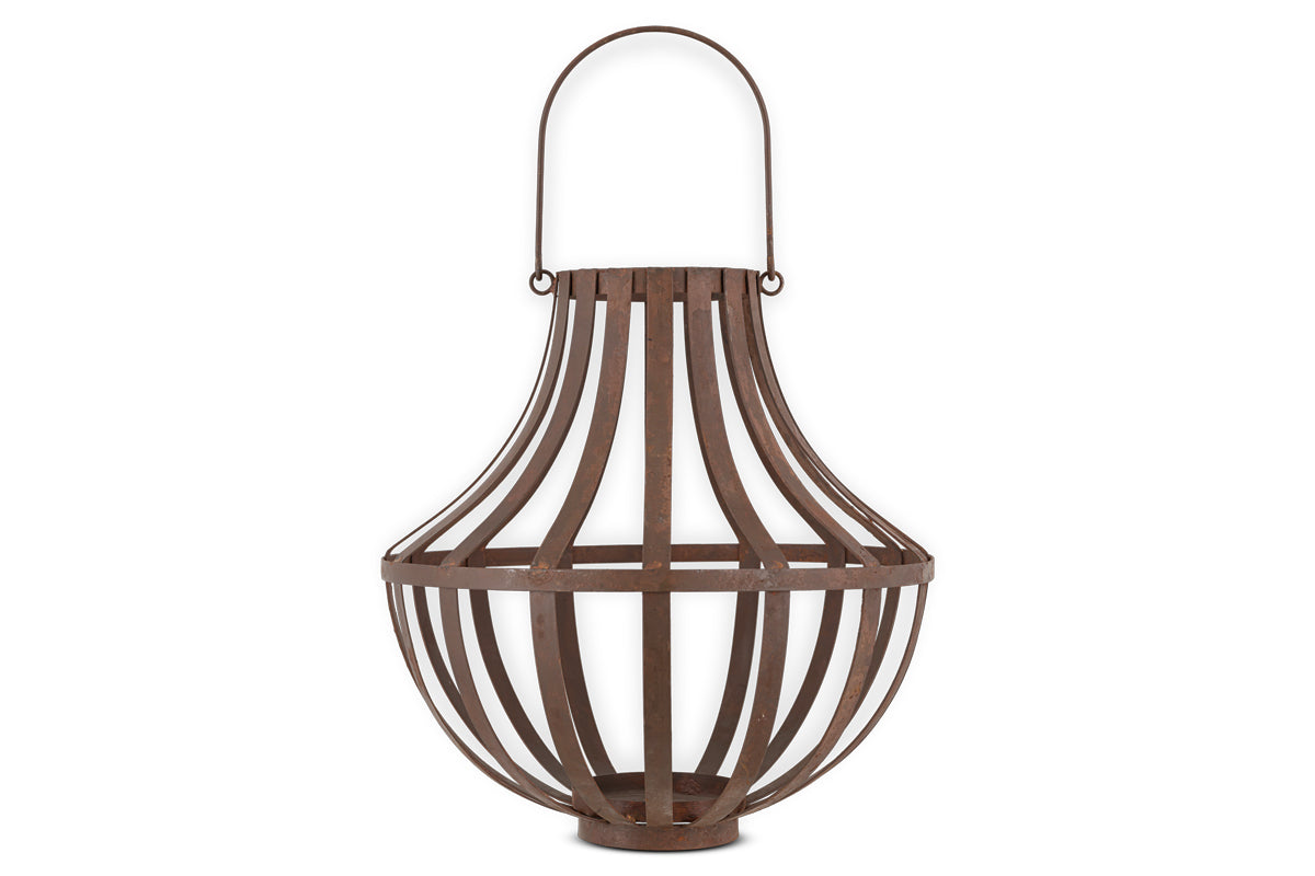 Grande lanterne Pothos - Rouille