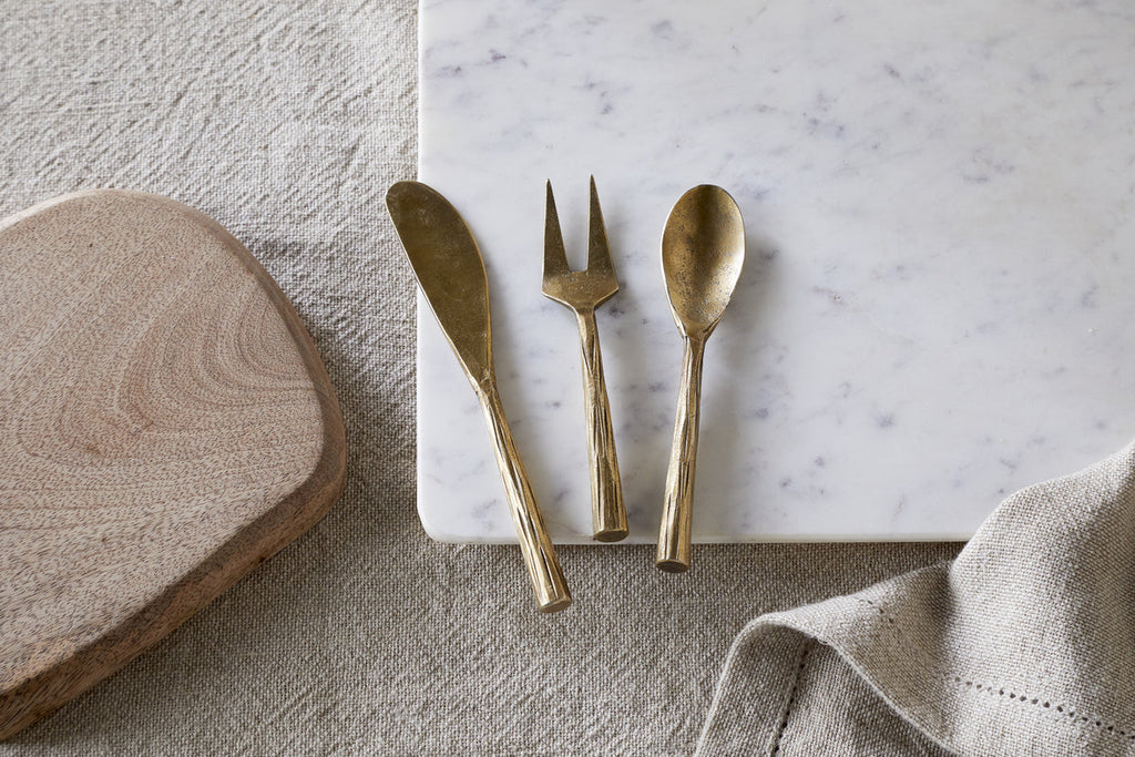 Service de table Roda - Laiton antique (lot de 3)