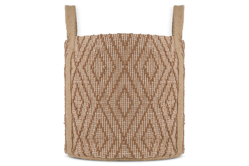 Panier en jute Renu - Rouille et naturel