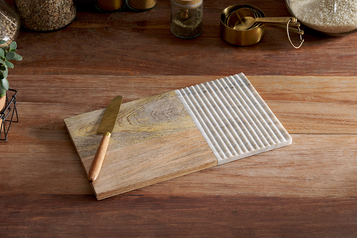 Planche à découper Reyna - Marbre brun