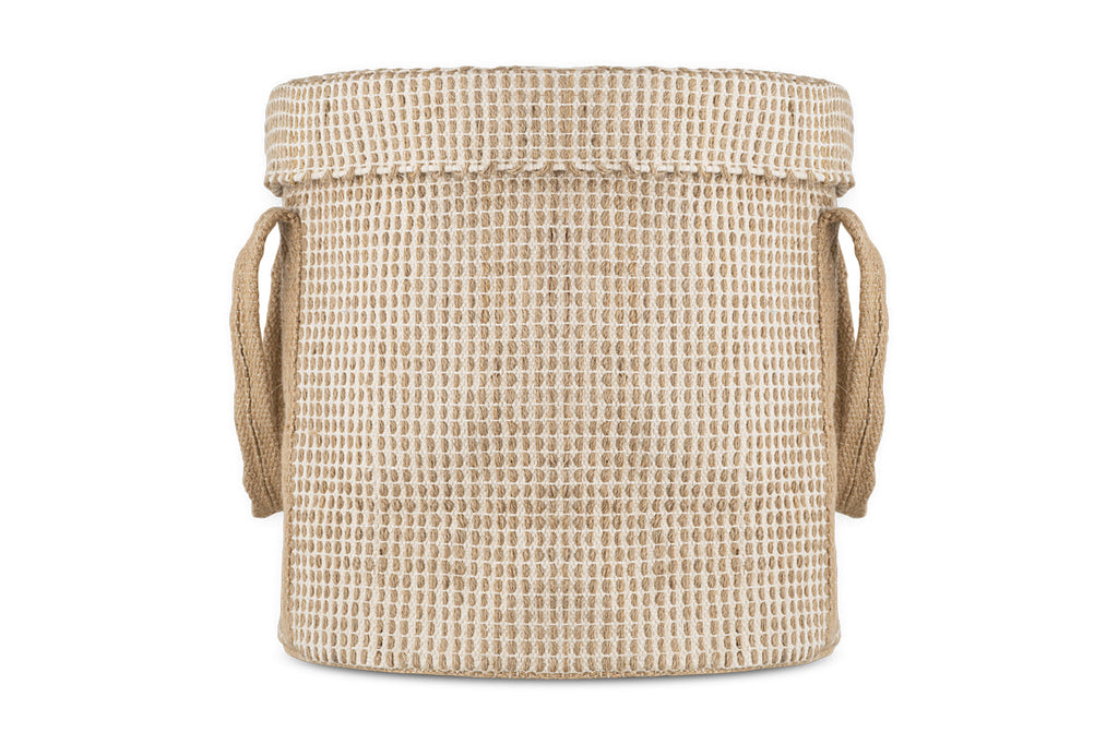 Panier à Linge Rohia - Naturel &amp; Crème
