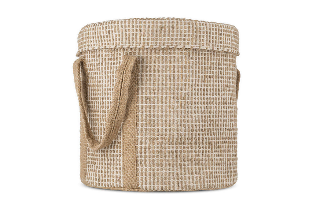 Panier à Linge Rohia - Naturel &amp; Crème