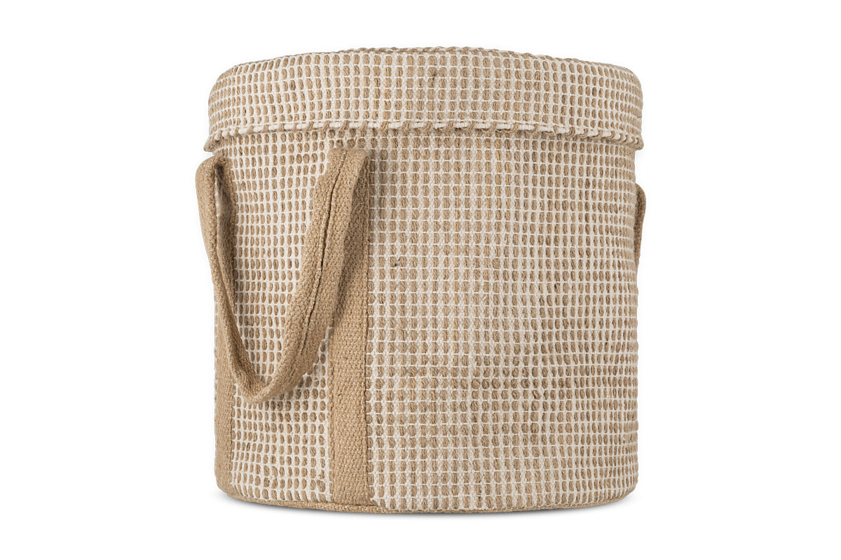 Panier à Linge Rohia - Naturel &amp; Crème