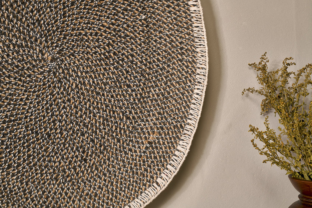 Décoration murale Sadie Basket - Noir et naturel