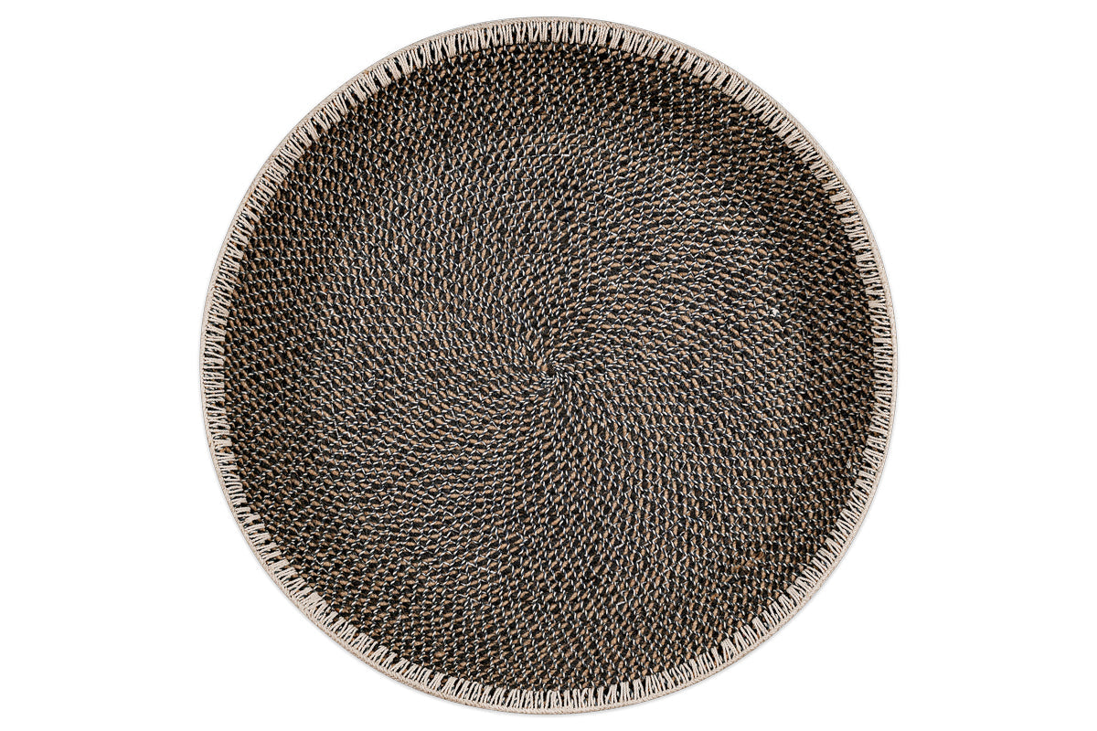 Décoration murale Sadie Basket - Noir et naturel