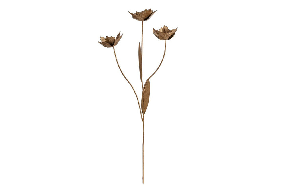 San Stem Floral - Laiton antique