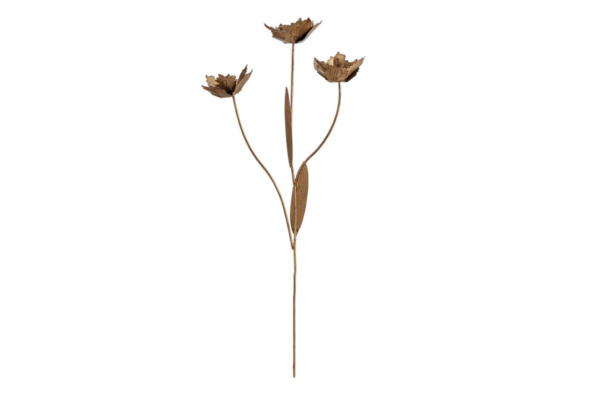 San Stem Floral - Laiton antique