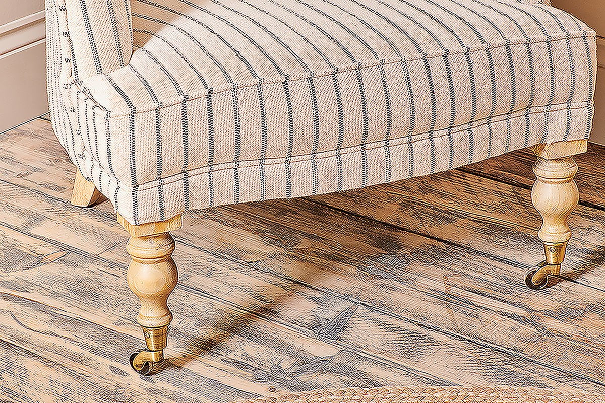 Fauteuil rayé Sanja