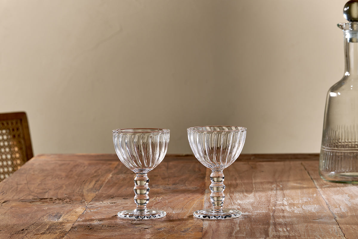 Verres à sherry Santosa - Transparents (Lot de 2)