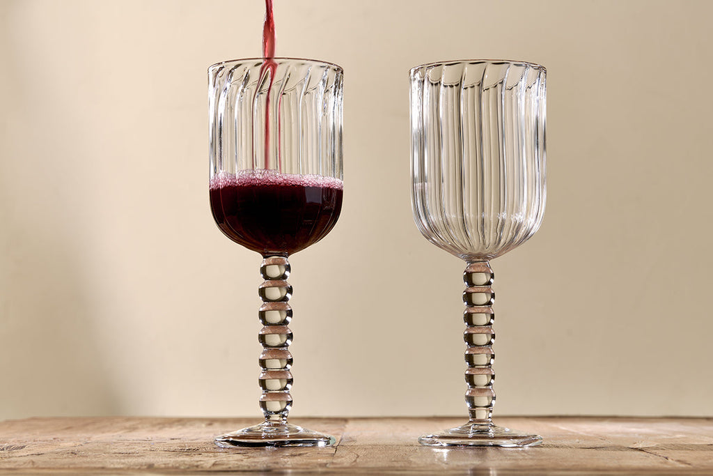 Verres à vin Santosa - Transparents (Lot de 2)
