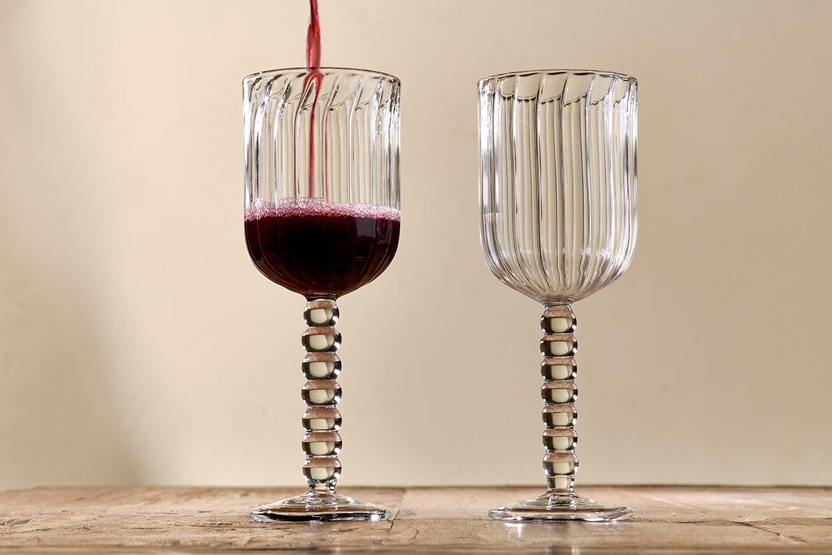 Verres à vin Santosa - Transparents (Lot de 2)