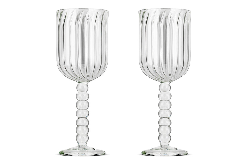 Verres à vin Santosa - Transparents (Lot de 2)