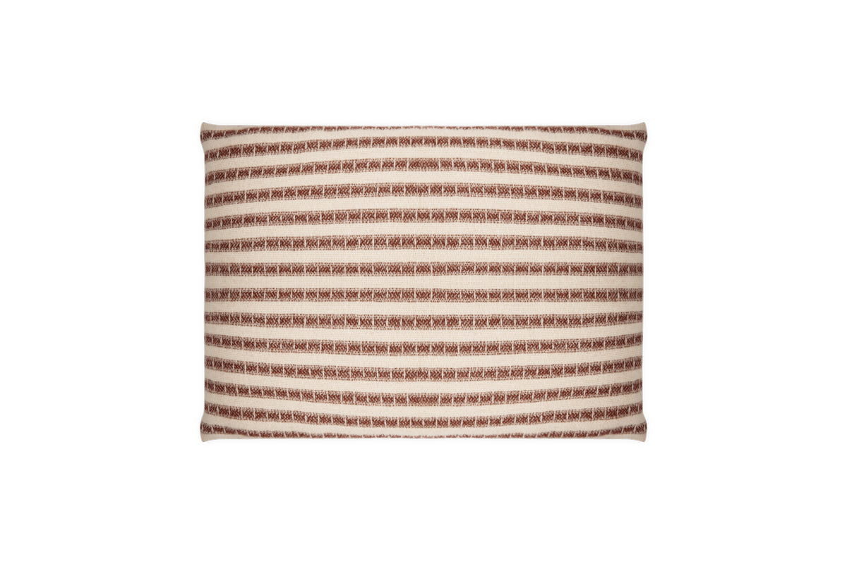 Housse de coussin en laine Sanval - Bordeaux