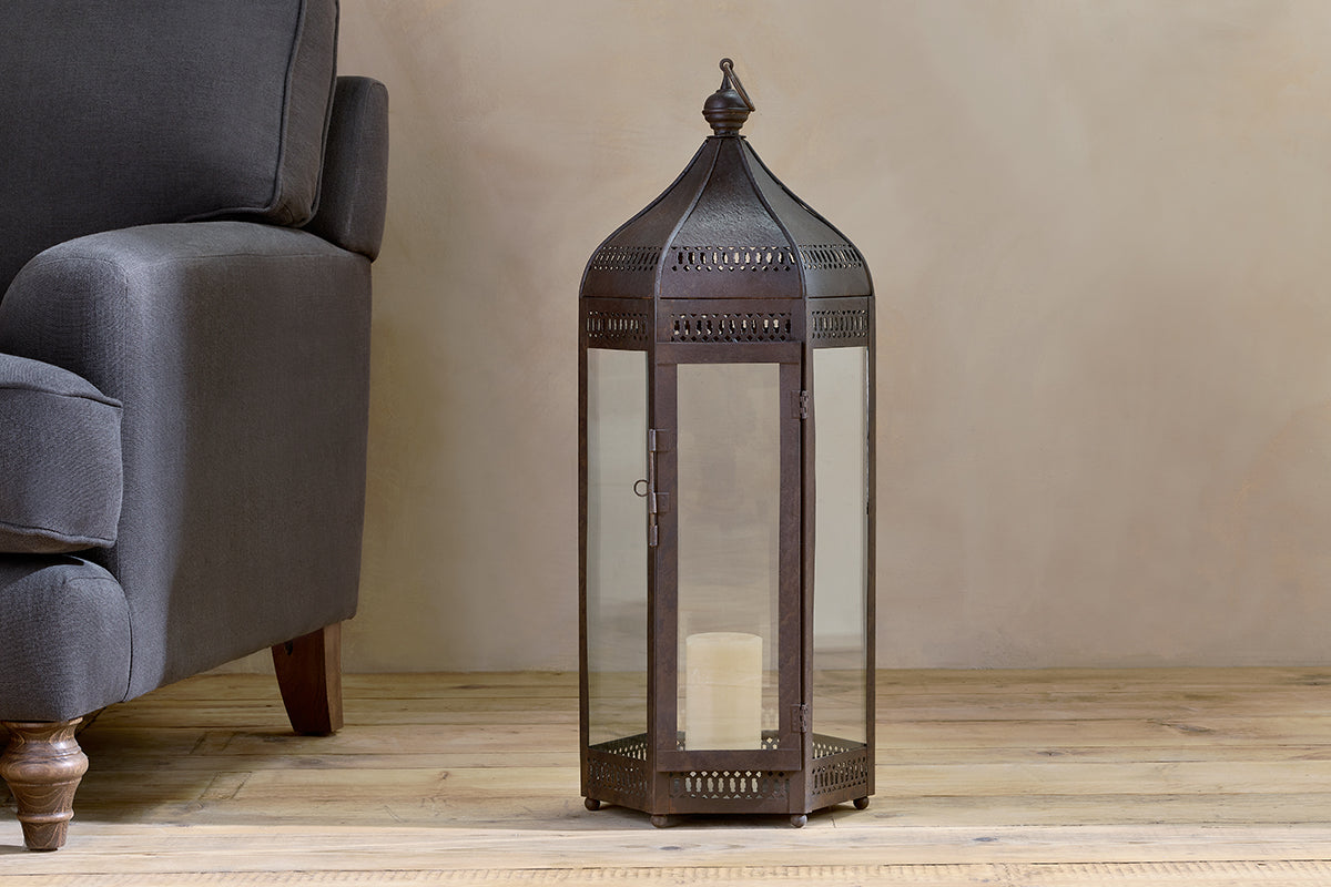 Lanterne Shalena - Rouille