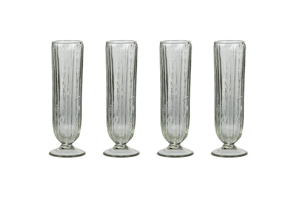 Verres à champagne Sigiri - Transparents - (Lot de 4)