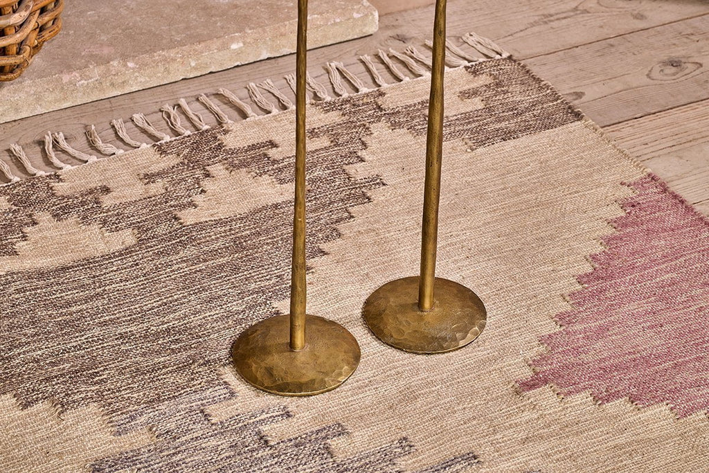 Support à bougies en fer Sundra