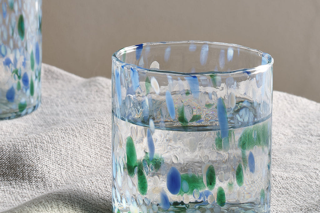 Gobelet Taja - Bleu mer (Lot de 4)