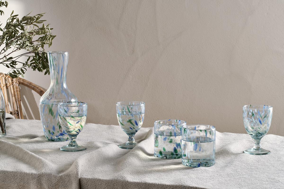 Gobelet Taja - Bleu mer (Lot de 4)