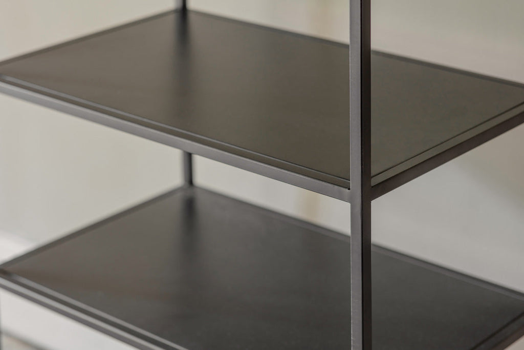 Étagère d'exposition Tanvi - Noire - Étroite