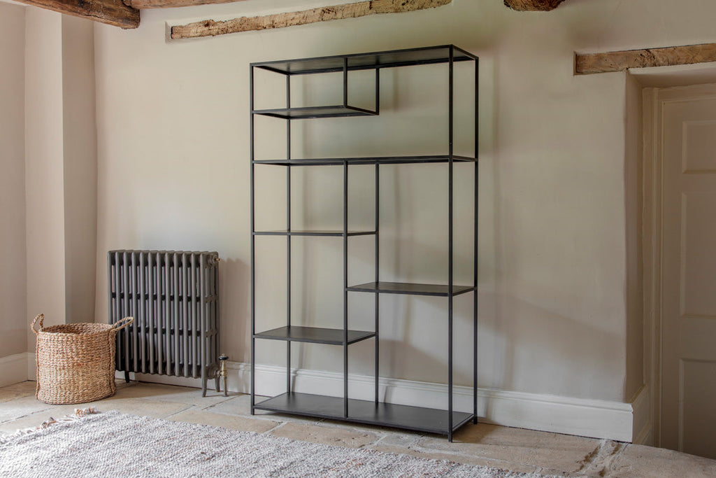 Étagère d'exposition Tanvi - Noire - Large