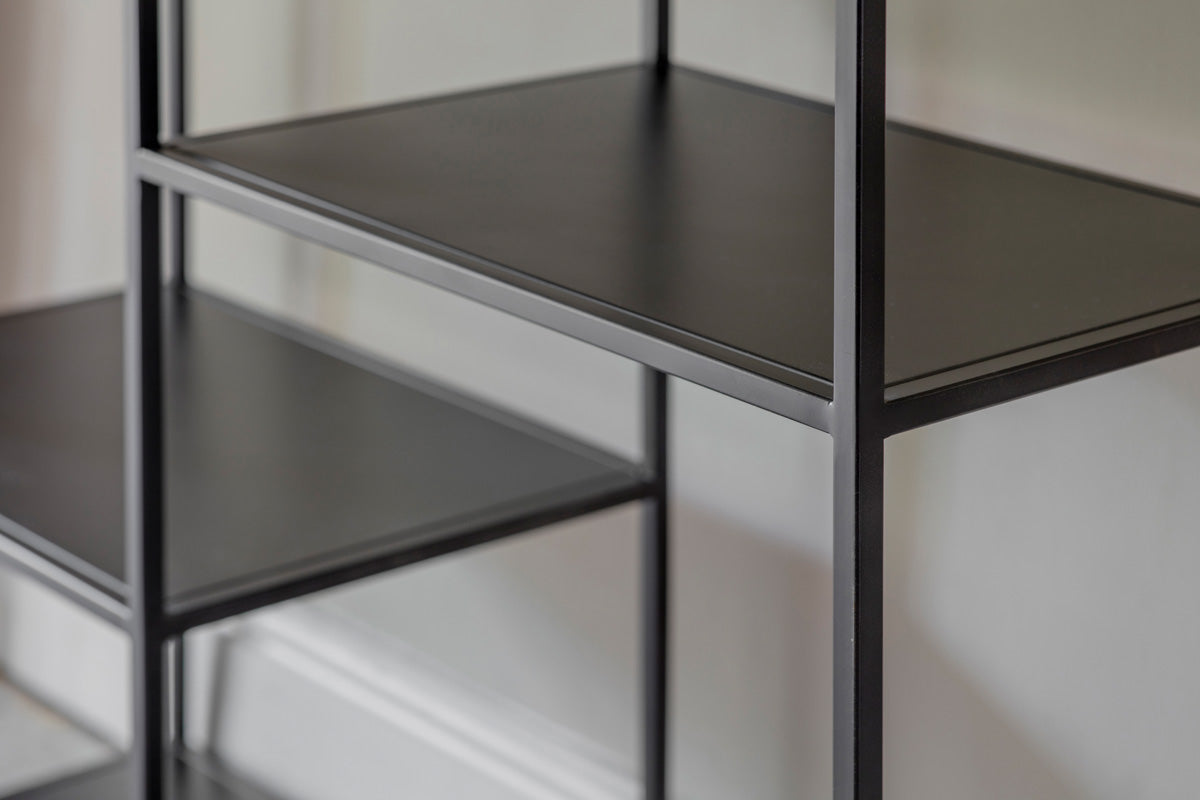 Étagère d'exposition Tanvi - Noire - Large