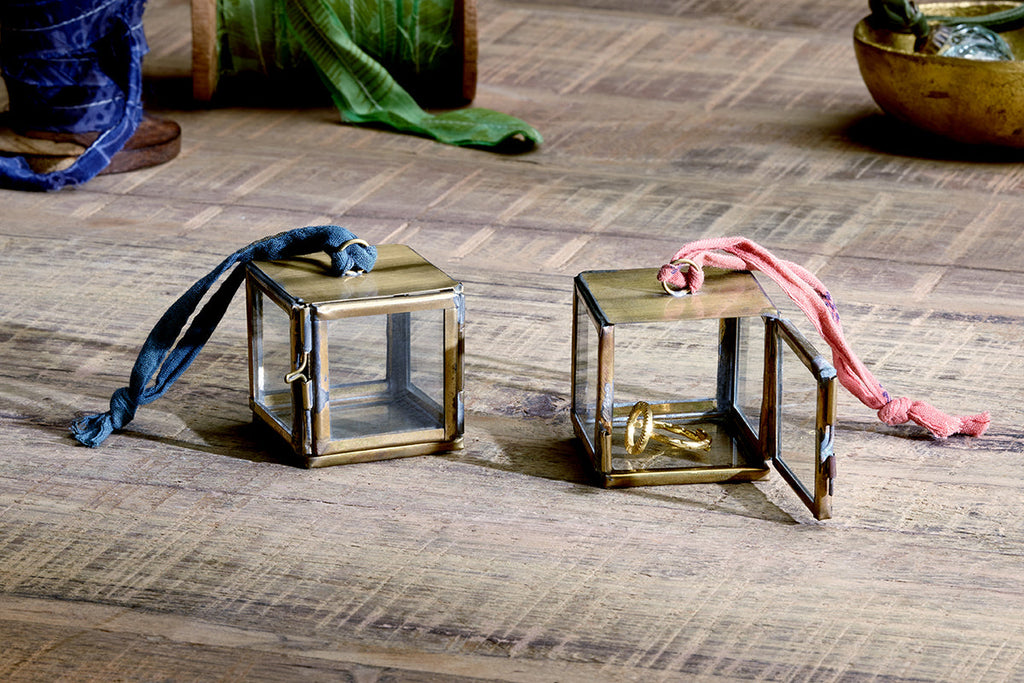 Petites décorations pour boîtes Kiko (lot de 2) - Laiton antique