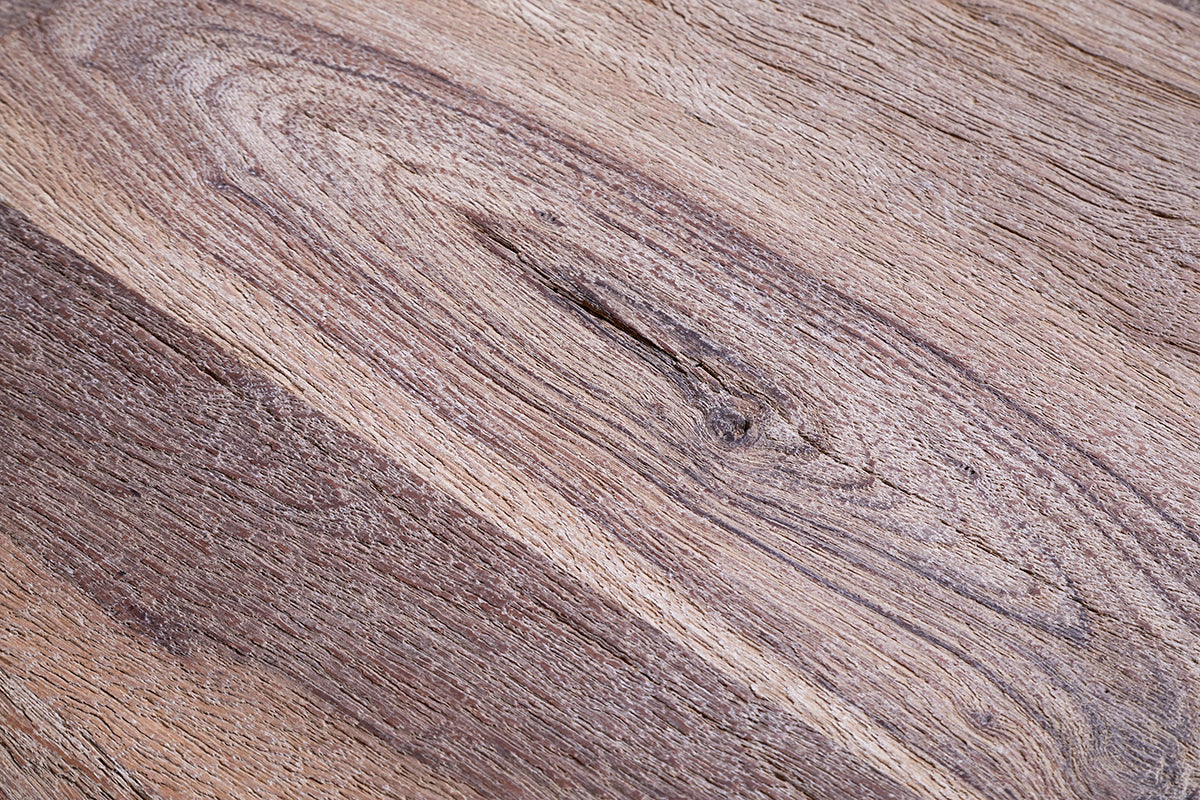 Bloc de boucher en bois de récupération Tivu - Naturel