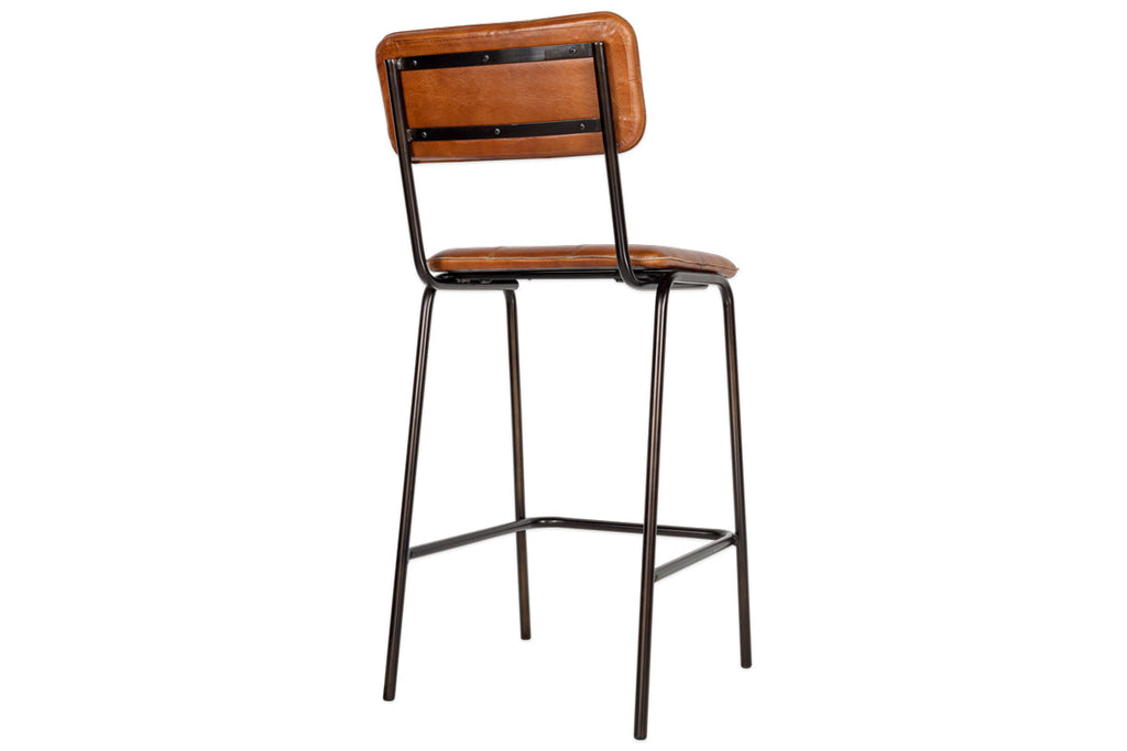 Chaise de comptoir Ukari - Beige vieilli