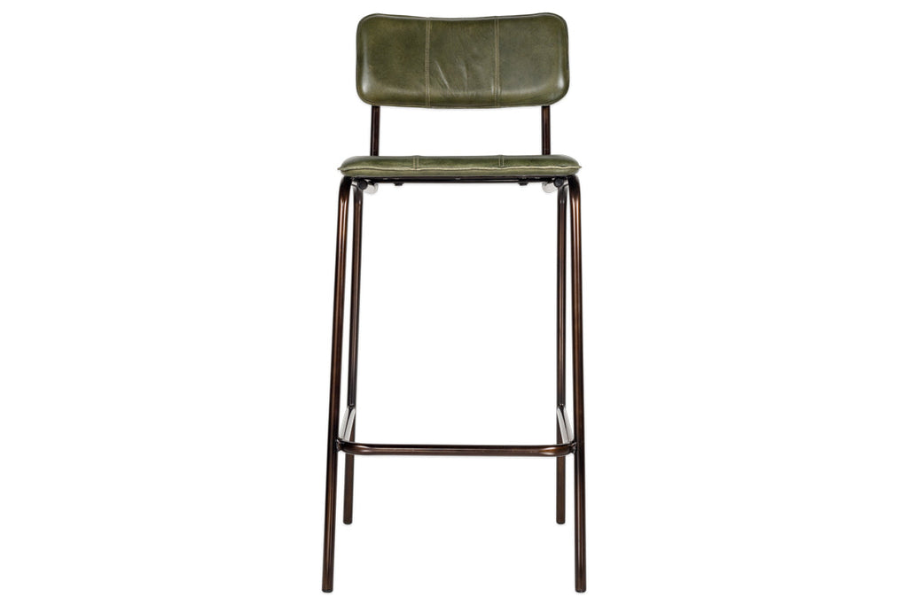 Chaise de comptoir Ukari - Vert foncé