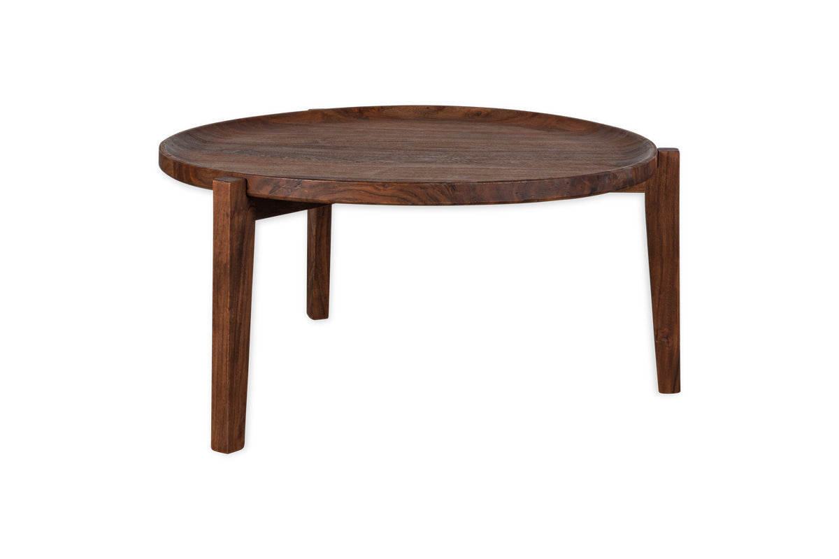 Table basse Umar en bois de manguier - Brun foncé