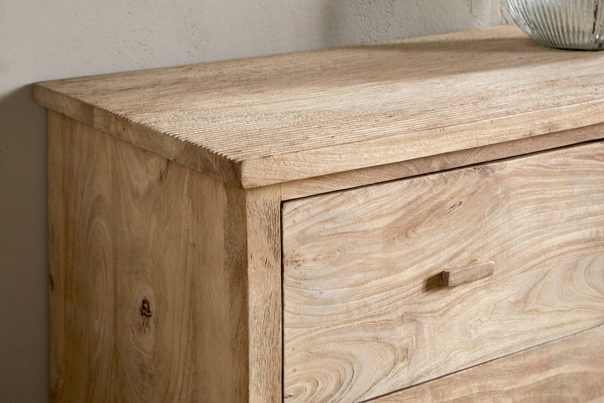 Commode rainurée Vivan - Naturel