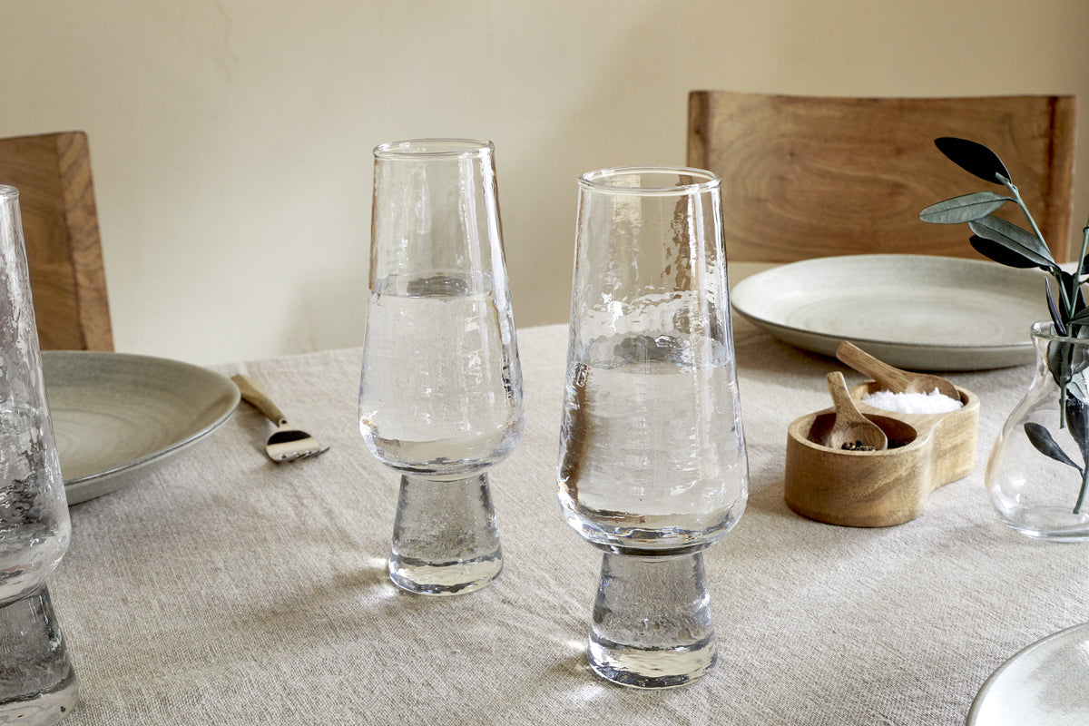 Verres hauts Visla - Transparents (Lot de 4)