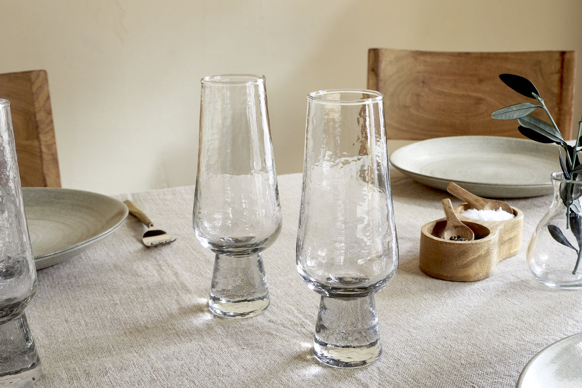 Verres hauts Visla - Transparents (Lot de 4)