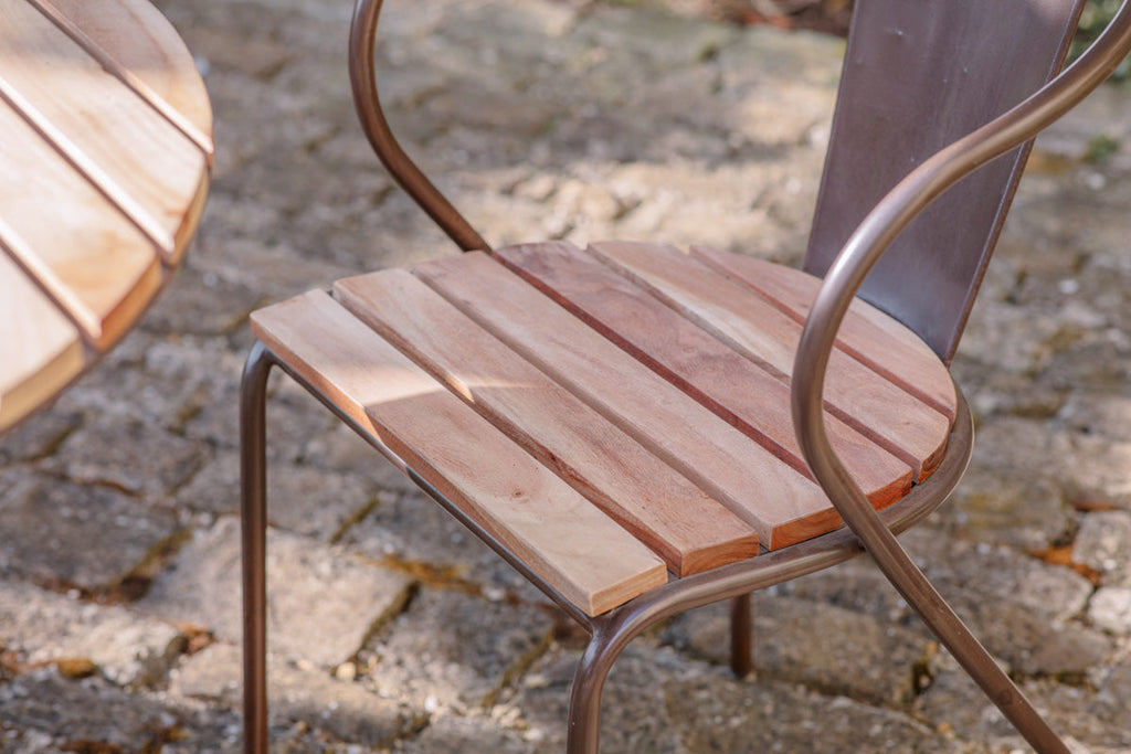 Chaise de jardin Vivika - Naturelle