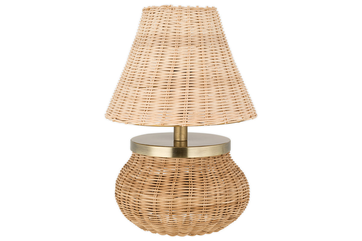 Lampe de table en rotin Cija - Naturel