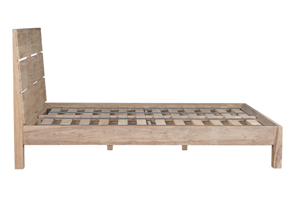 Lit Iya en bois de récupération - Naturel