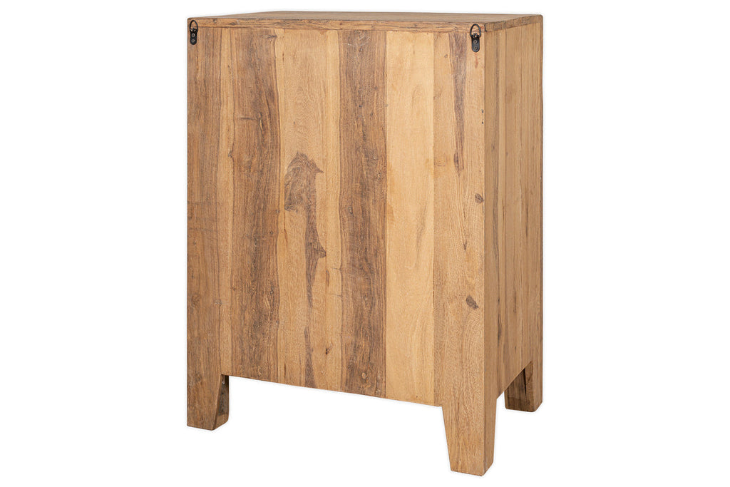 Commode Iya en bois recyclé - Naturel - Petit modèle