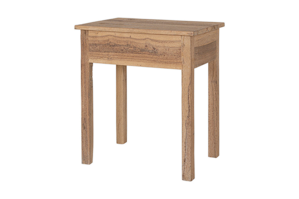 Table de chevet Iya en bois recyclé - Naturel