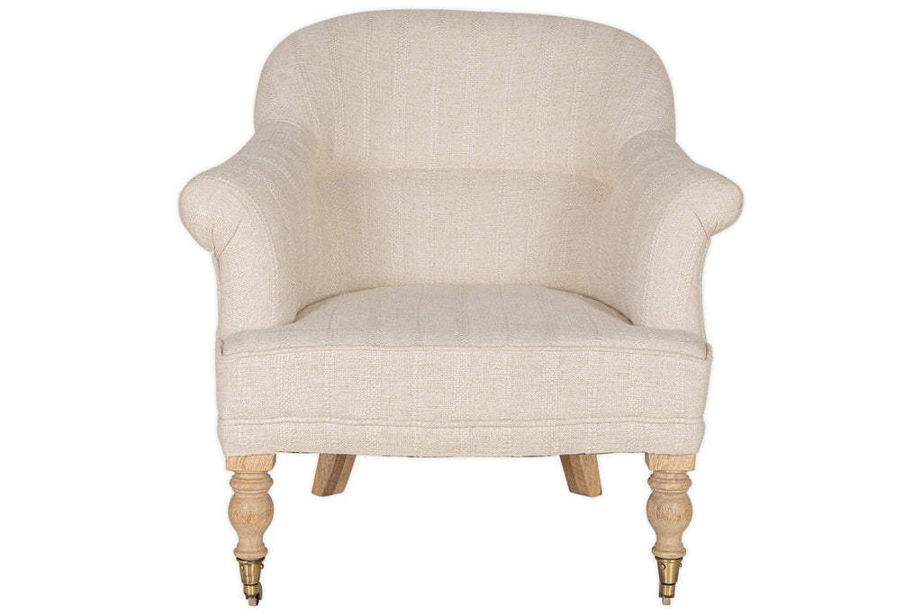 Fauteuil Kiana en coton - Naturel