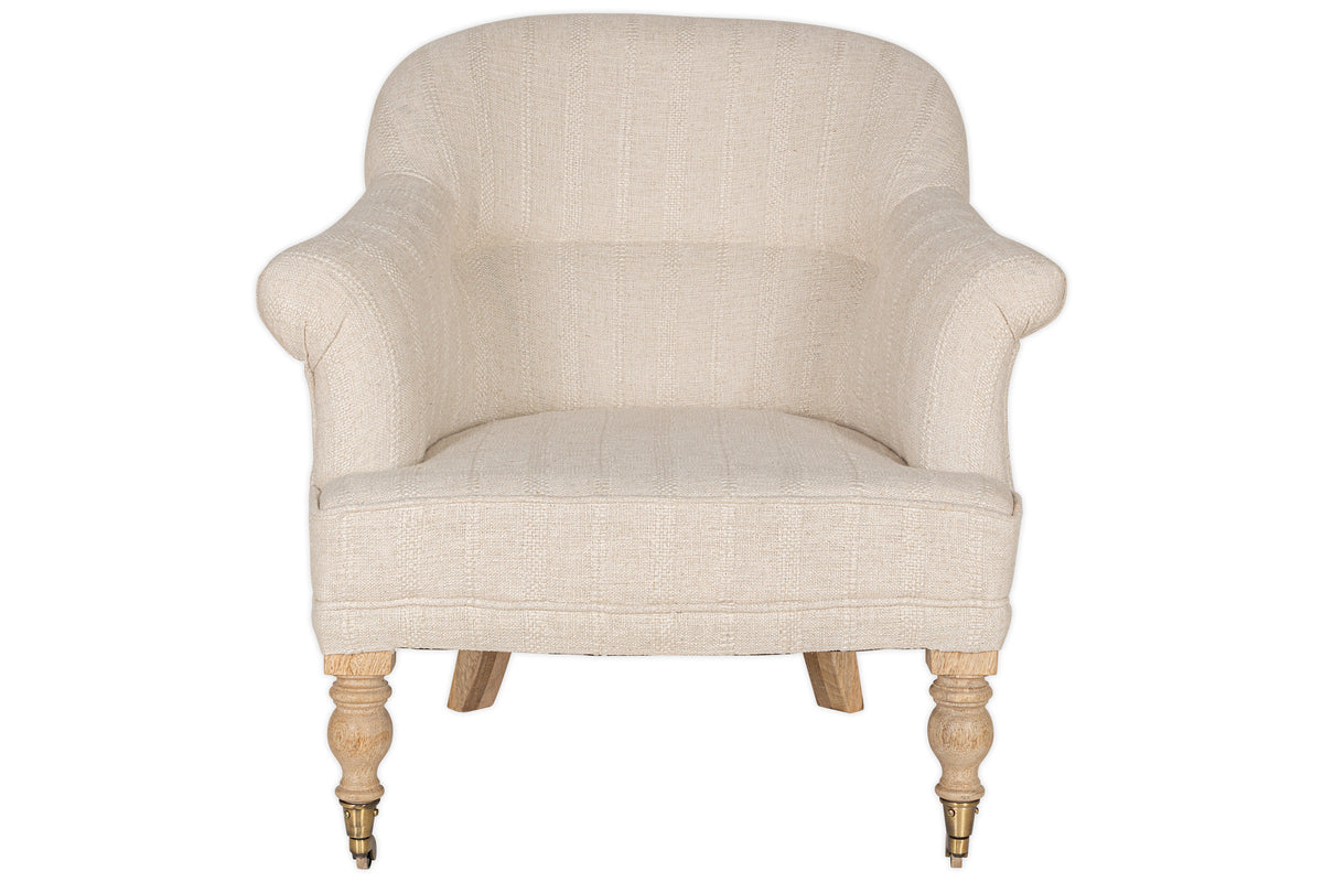 Fauteuil Kiana en coton - Naturel