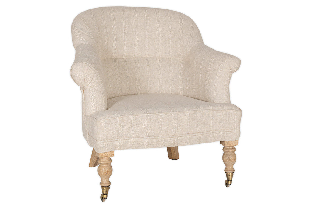 Fauteuil Kiana en coton - Naturel