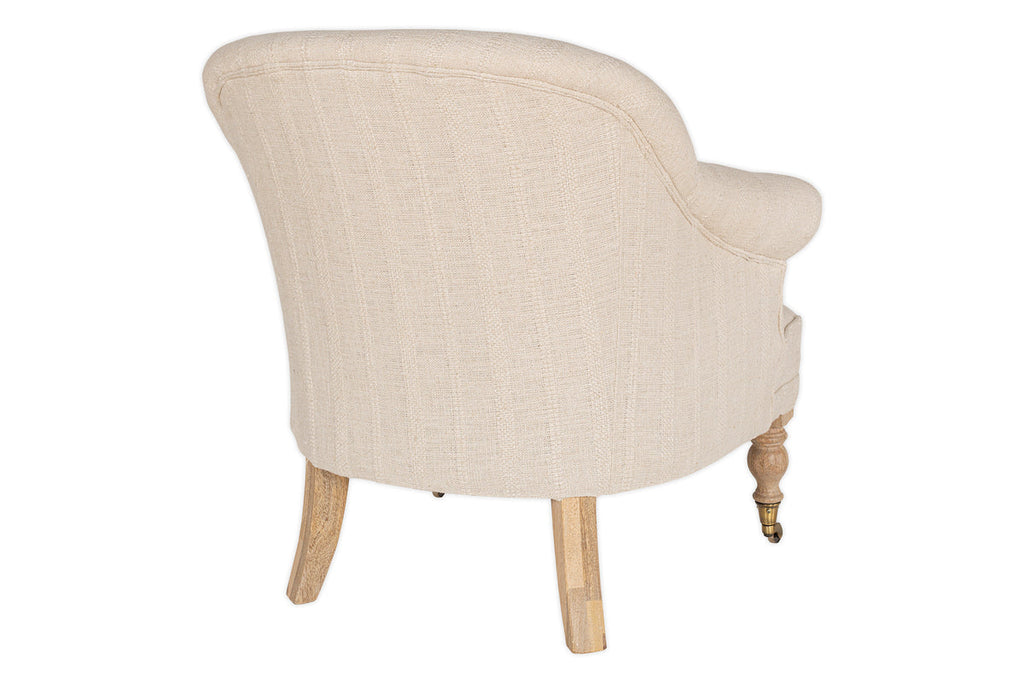 Fauteuil Kiana en coton - Naturel