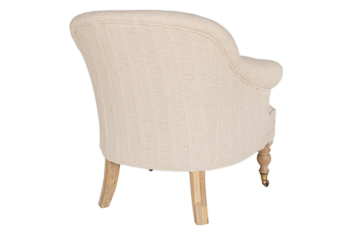 Fauteuil Kiana en coton - Naturel